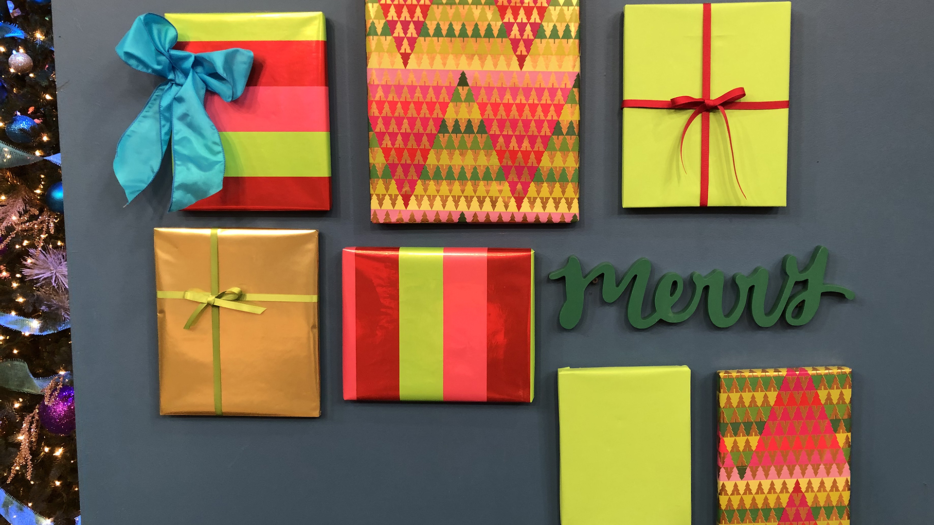 A Clever + Cute Way To Use Leftover Wrapping Paper