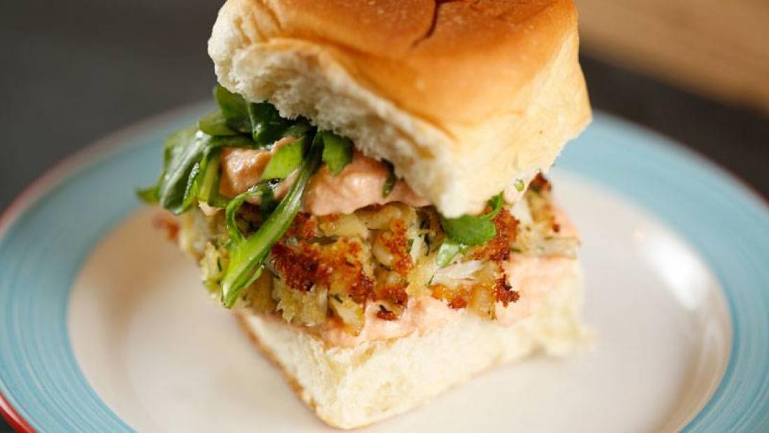 Crab Cakes Sliders With Slaw Recipe - What's for Dinner