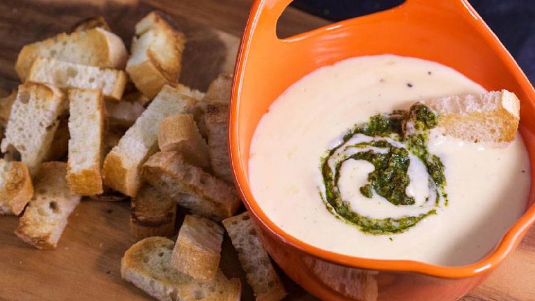 Jacques Pepin s Fondue with Pesto