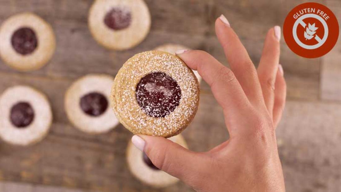 linzer cookies no almond flour