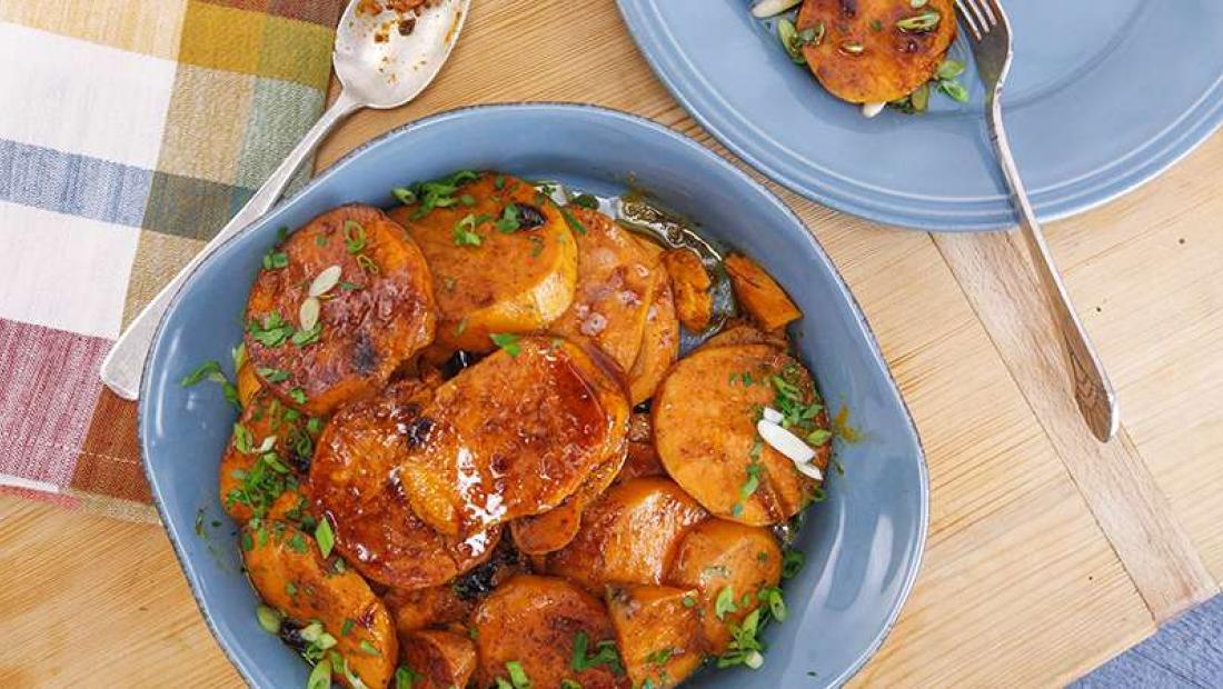 instant pot glazed sweet potatoes