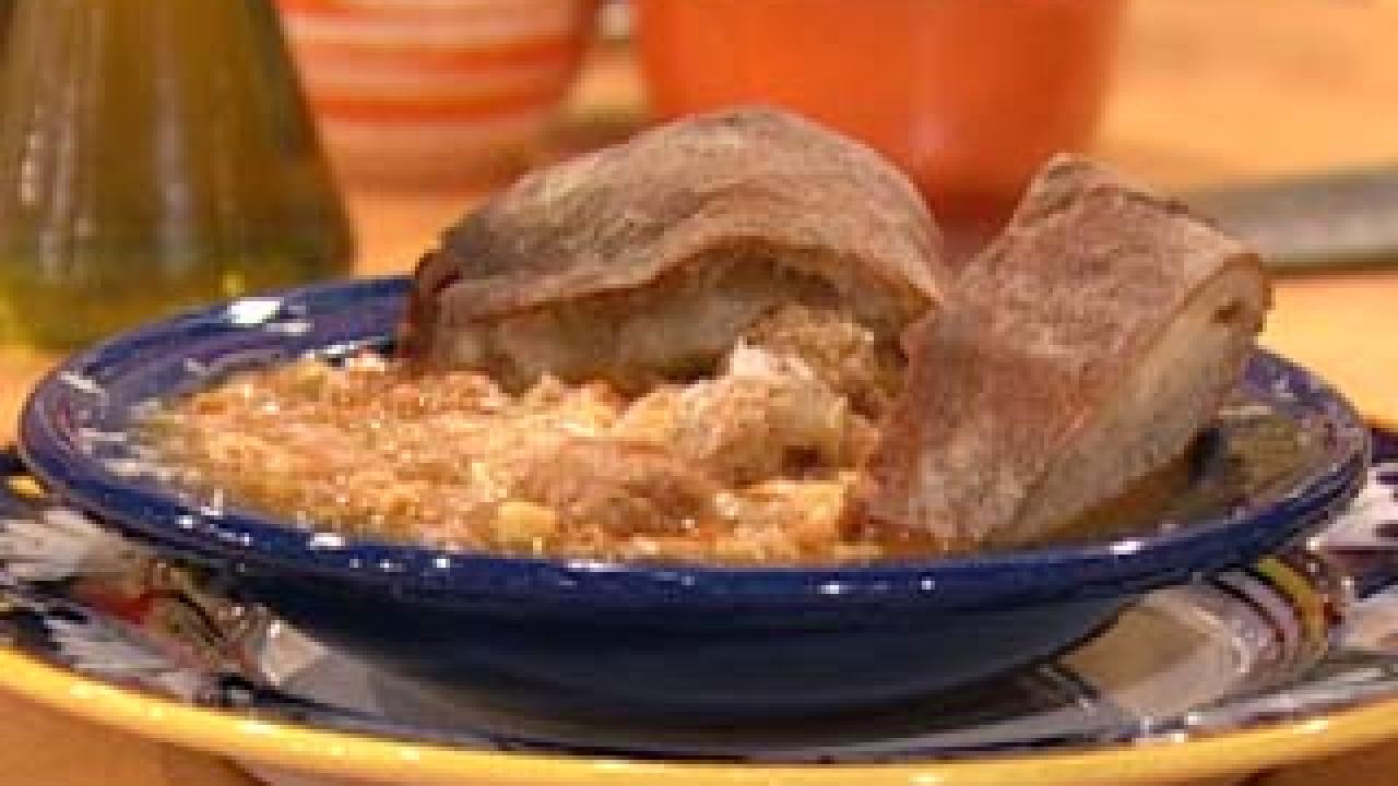 Pasta E Fagioli With Sausage Dumplings Rachael Ray Show