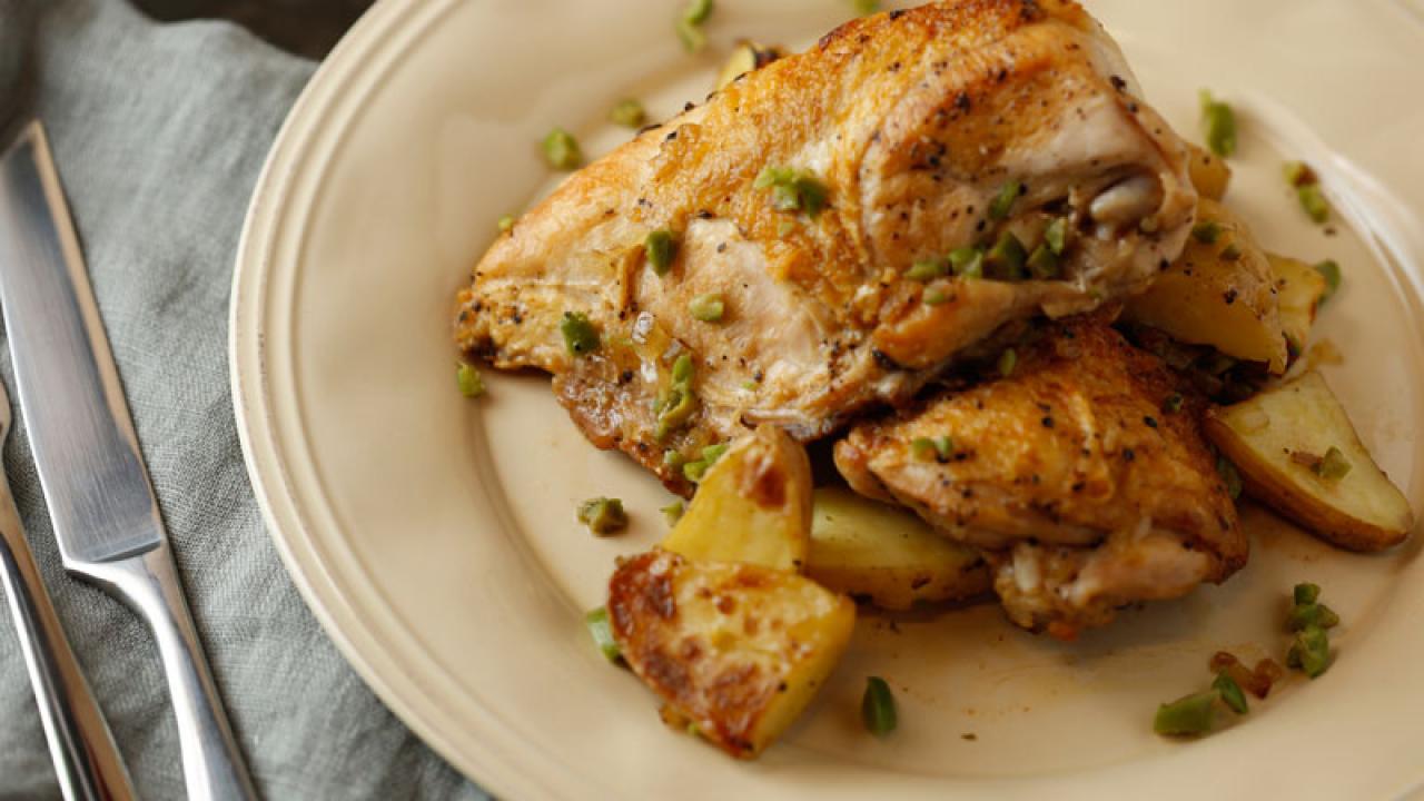 Roast Chicken and Potatoes - Cooking With Coit