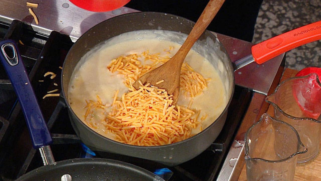 Basic Cheese Sauce For Mac N Cheese Rachael Ray Show - simple roux sauce for mac and cheese