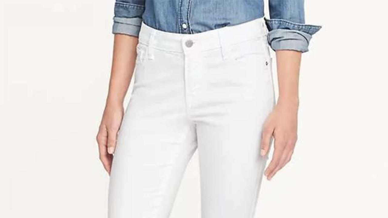 Old navy sale womens white jeans