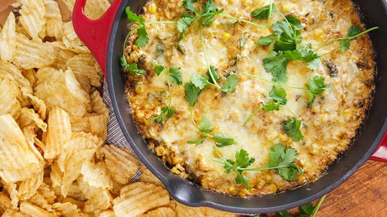 Grilled Corn And Poblano Dip Recipe Rachael Ray Show