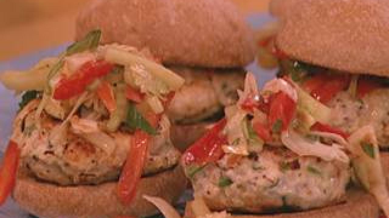 Thai Licious Turkey Sliders Rachael Ray Show