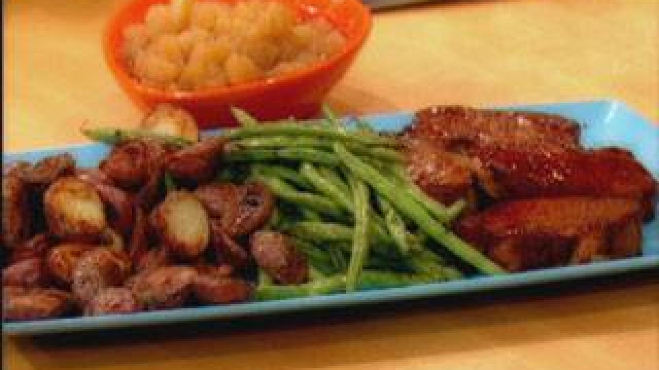baked pork chops and applesauce recipe