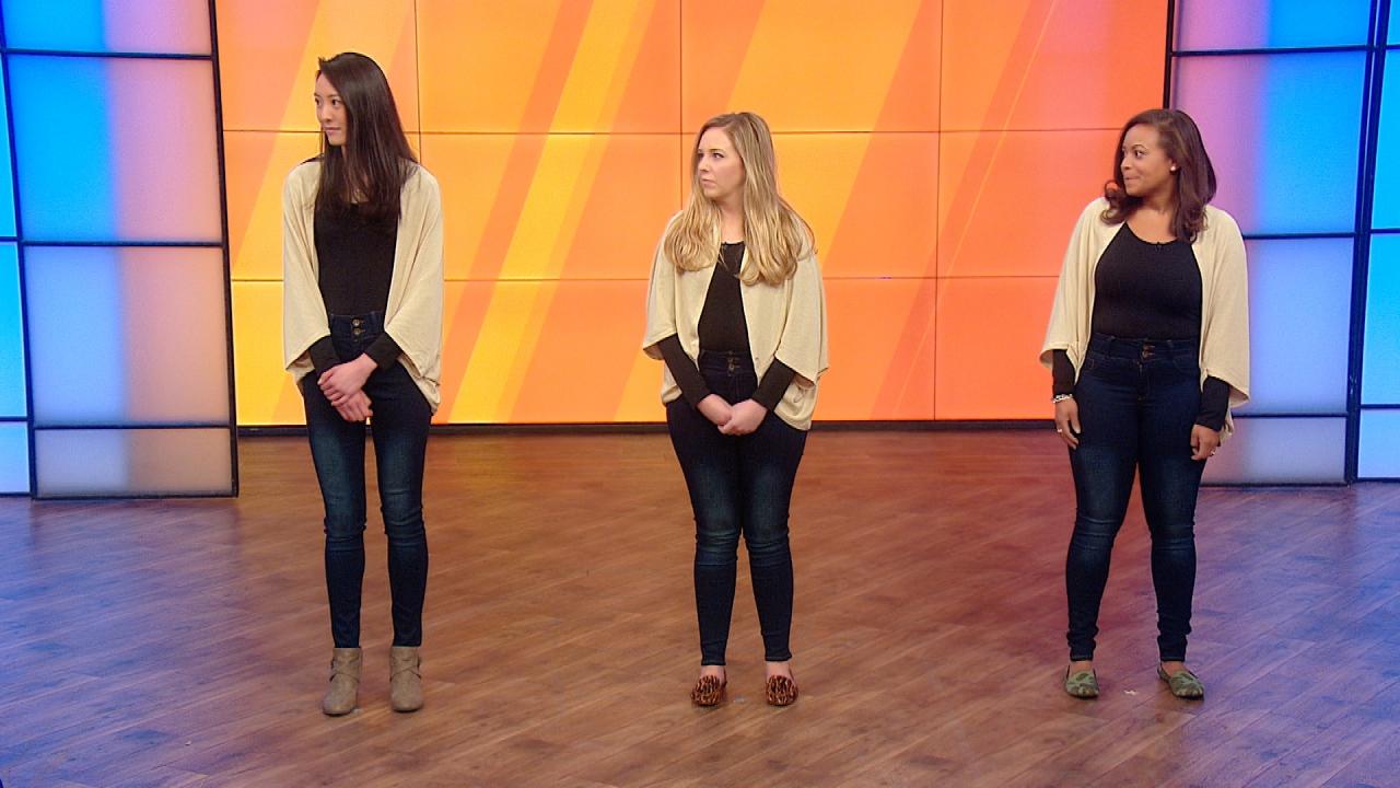 This Is What A One Size Fits Most Outfit Looks Like On 3 Different Body Types Rachael Ray Show 8437