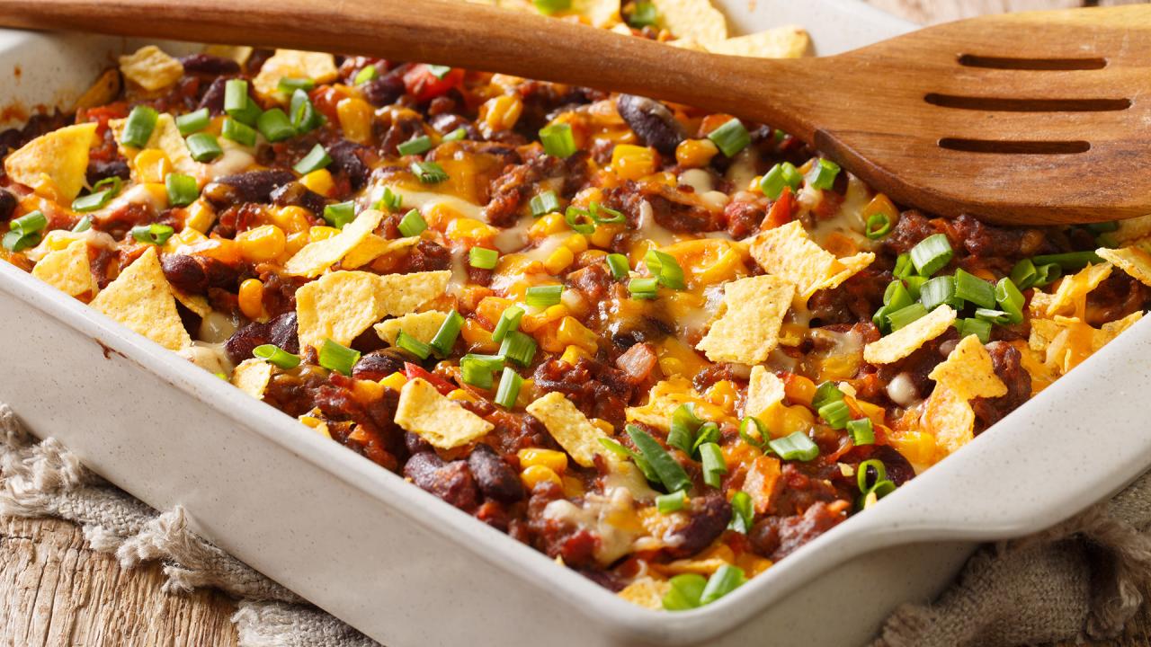 Enchilada Casserole Recipe Rachael Ray Show   Enchilada Casserole 