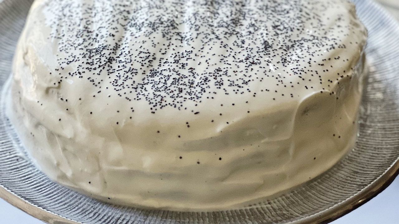 Orange Poppy Seed Cake Recipe - The Gourmet Larder