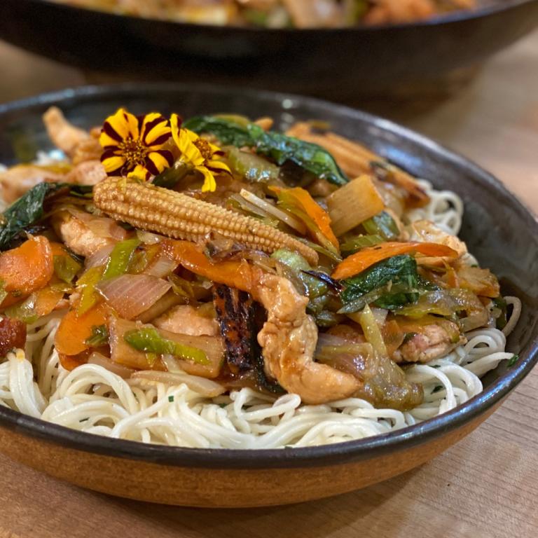 rachael ray chicken chop suey