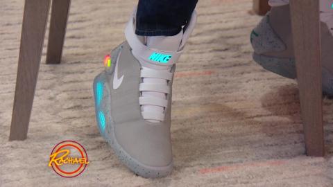 Michael J. Fox Shows Off His Back to the Future Self Tying Shoes