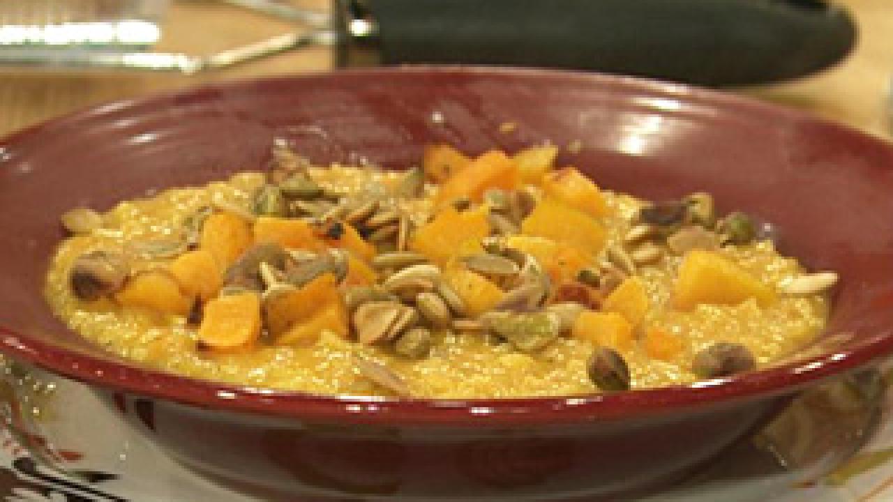 Apb Milanese Style Risotto With Pumpkin Recipe Rachael Ray Show