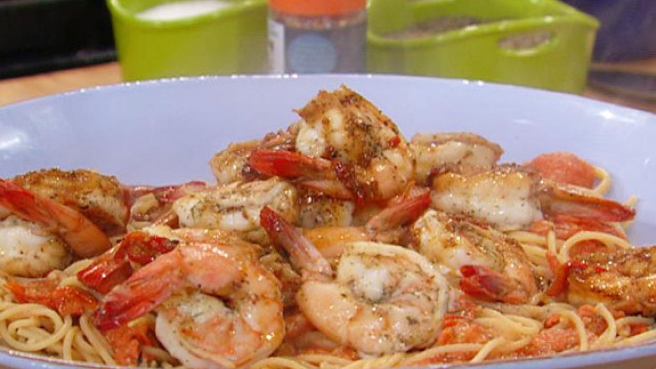 4 Minute Spicy Garlic Shrimp Recipe, Rachael Ray