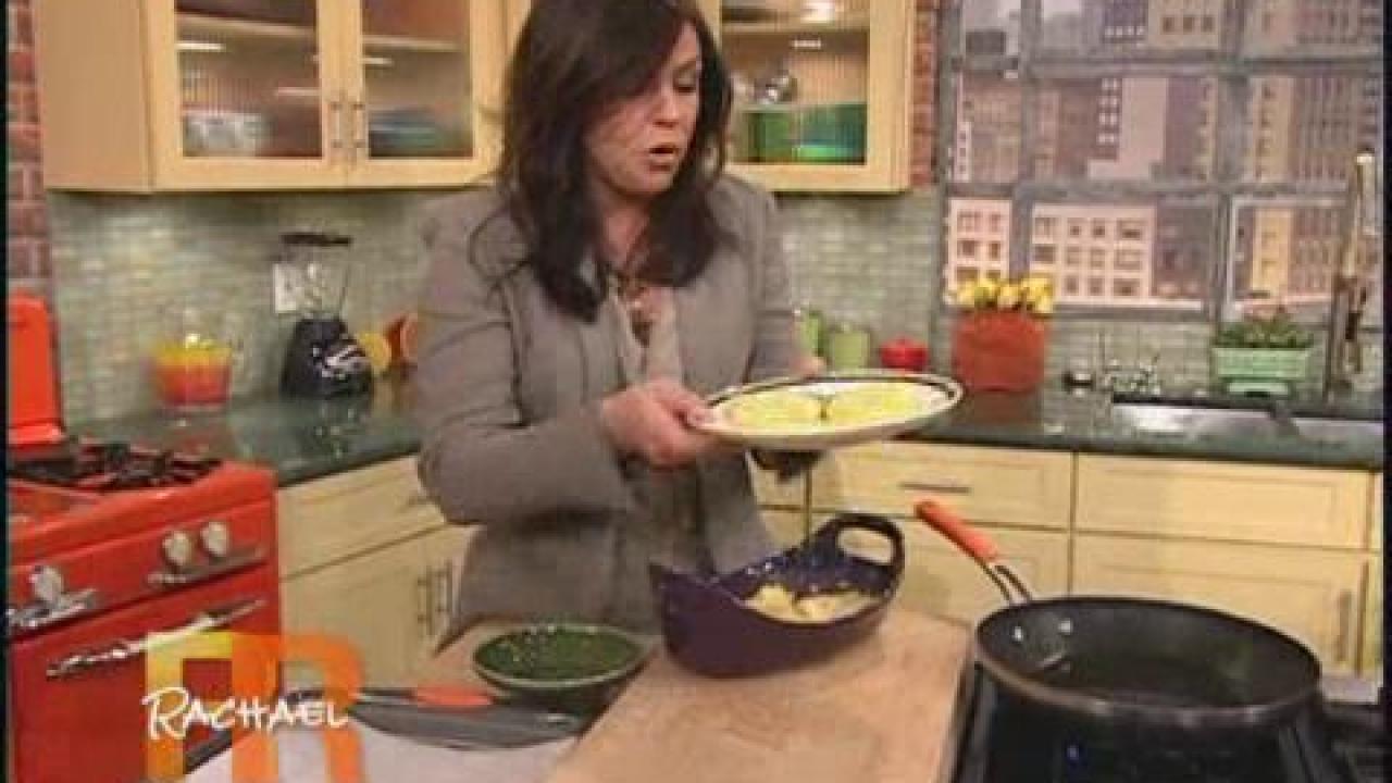 Cheese and Chili Arepas with Eggs and Chorizo | Recipe - Rachael Ray Show