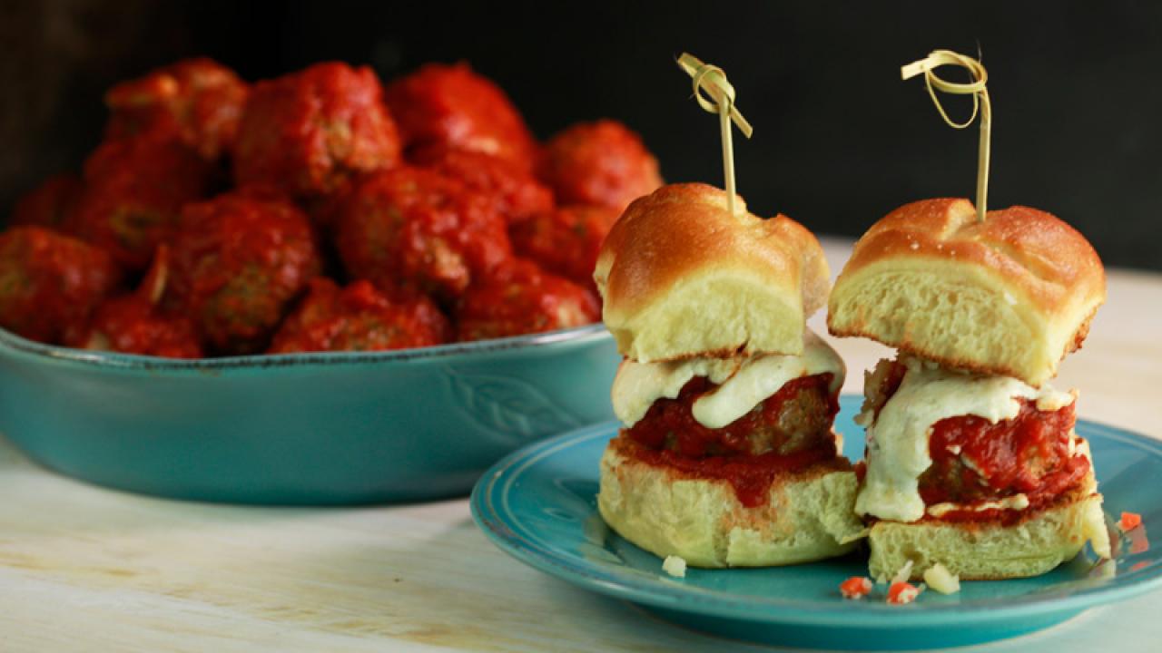 Meatballs In Marinara Recipe Rachael Ray Show