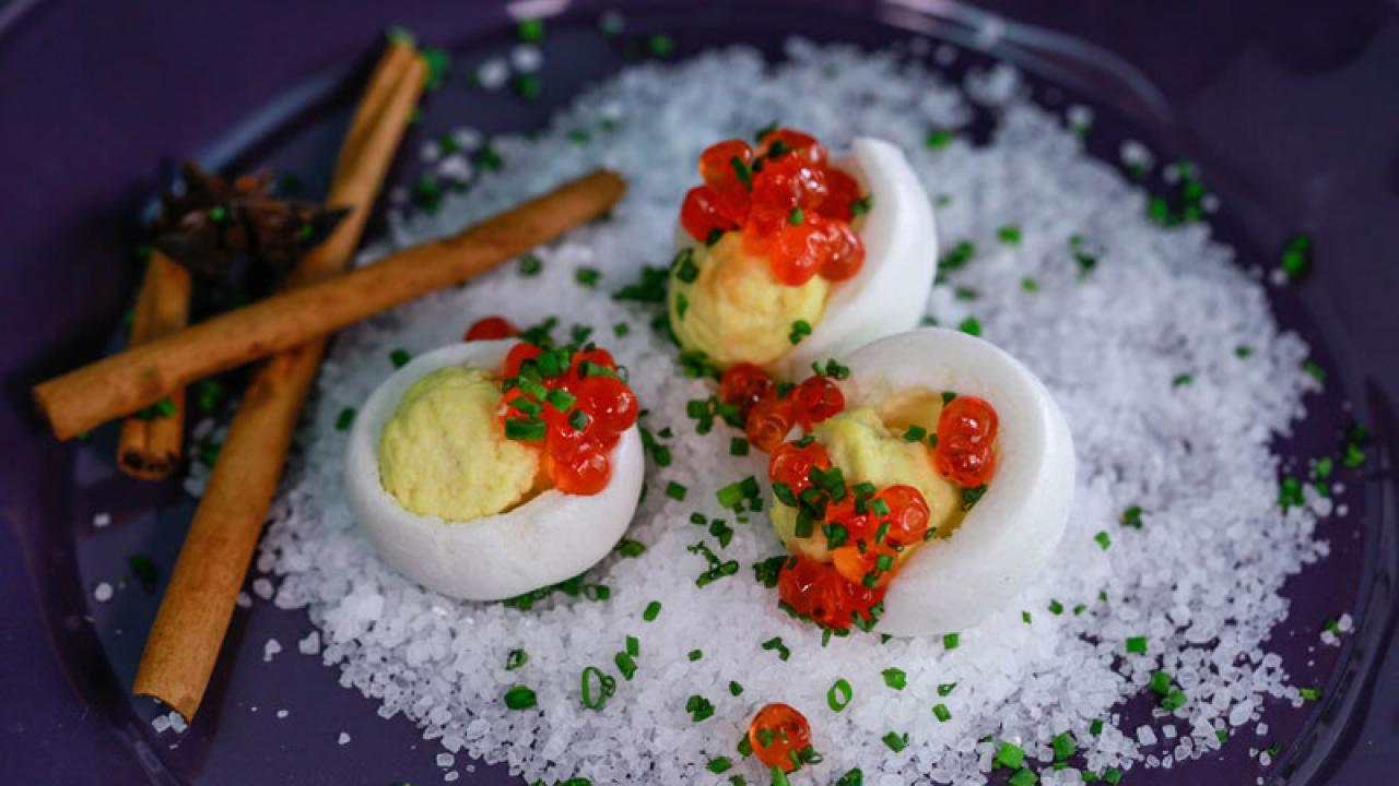 Richard Blais Deviled Eggs Recipe Rachael Ray Show 4339