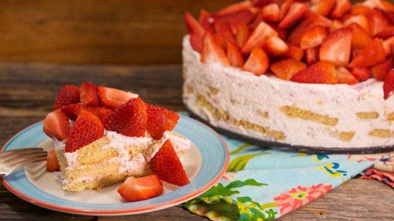 Strawberry Shortcake Icebox Cake - Gluten Free Dessert