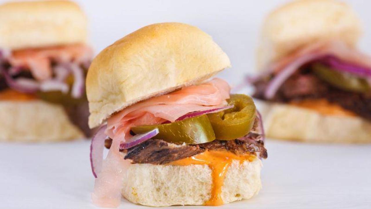 Flank Steak Sliders, Recipe