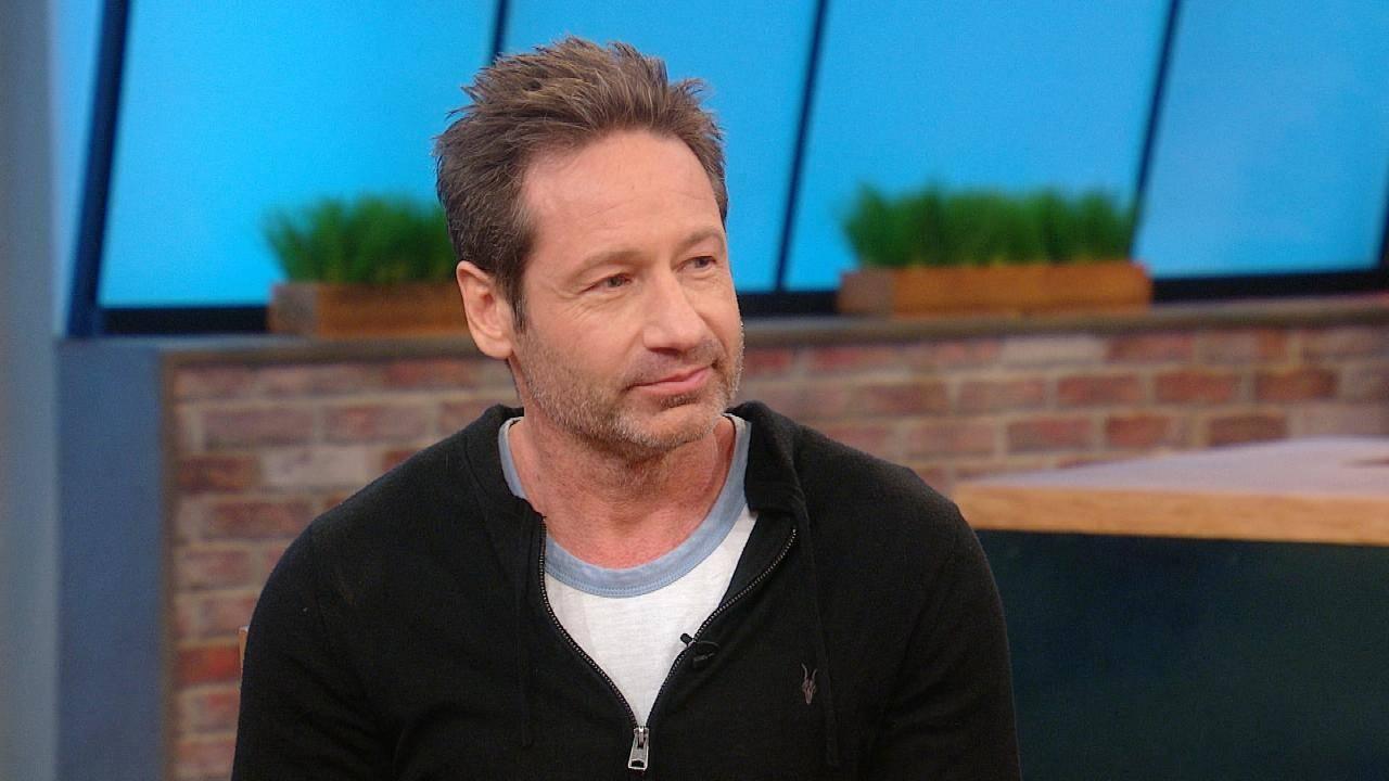 David Duchovny On Overcoming His Stage Fright To Perform Live Rachael Ray Show