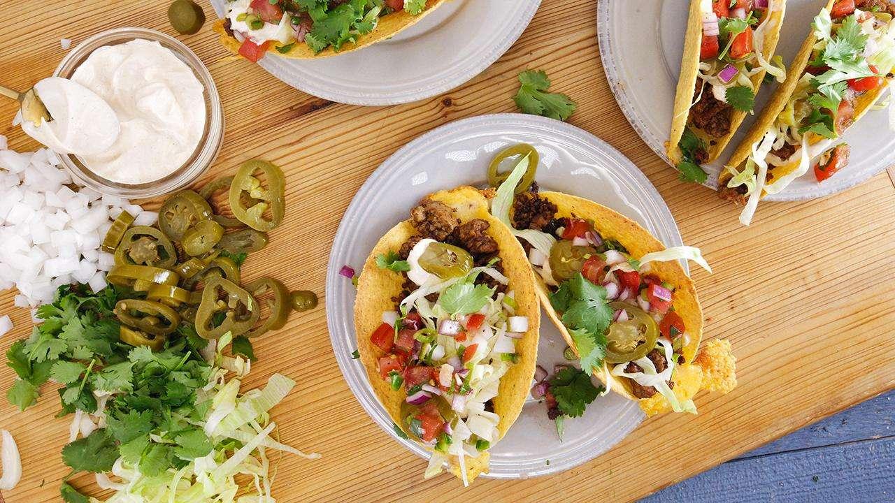 Rachael's Hard Shell Red Eye Tacos | Recipe - Rachael Ray Show