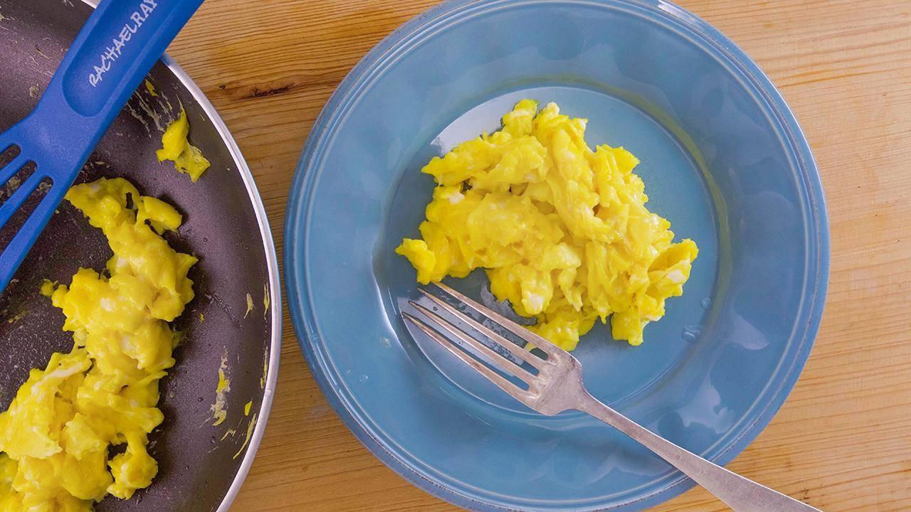 Best Fluffy Olive Oil Scrambled Eggs Recipe - How to Make Fluffy Olive Oil Scrambled  Eggs