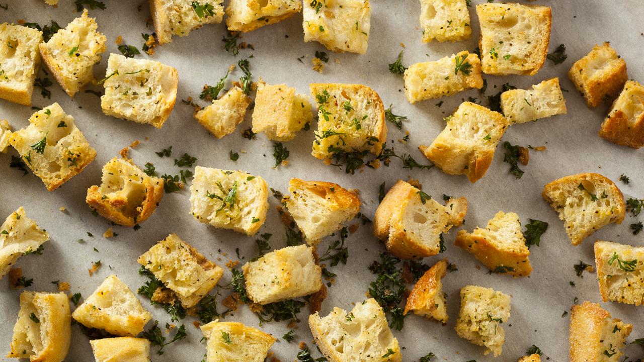 Cheesy Croutons Recipe From Rachael Ray | Recipe - Rachael Ray Show