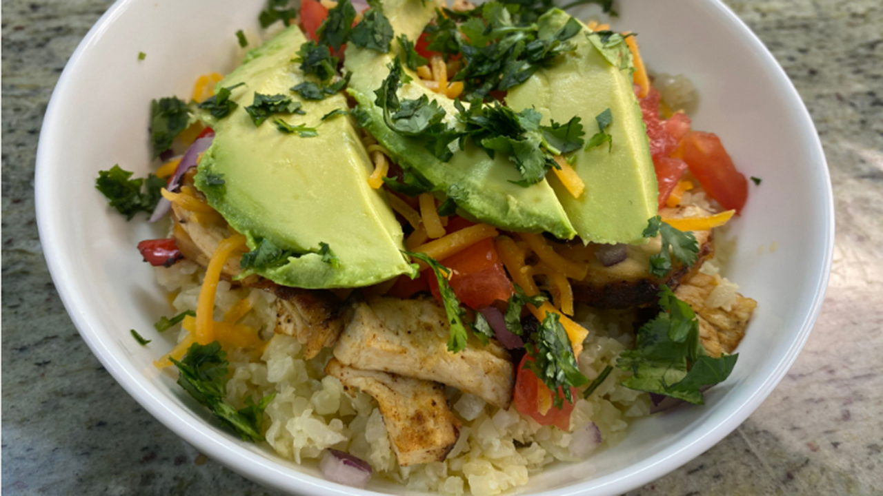 Recipe This  Air Fryer Chicken Burrito Bowl