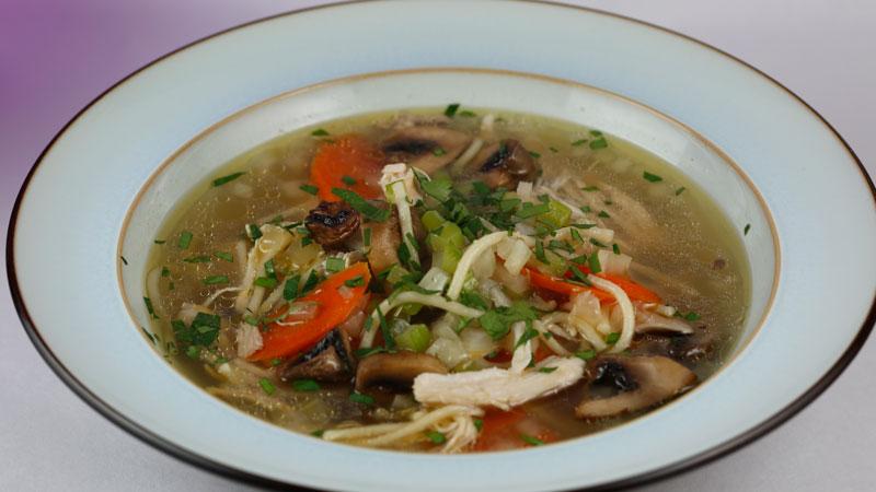 Emeril Lagasse S Simple Chicken Noodle Soup Rachael Ray Show