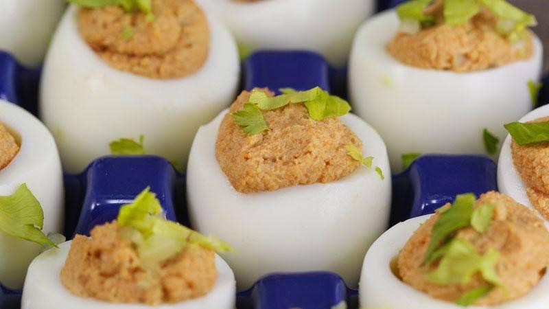 Bloody Mary Tipsy Deviled Eggs Rachael Ray Show