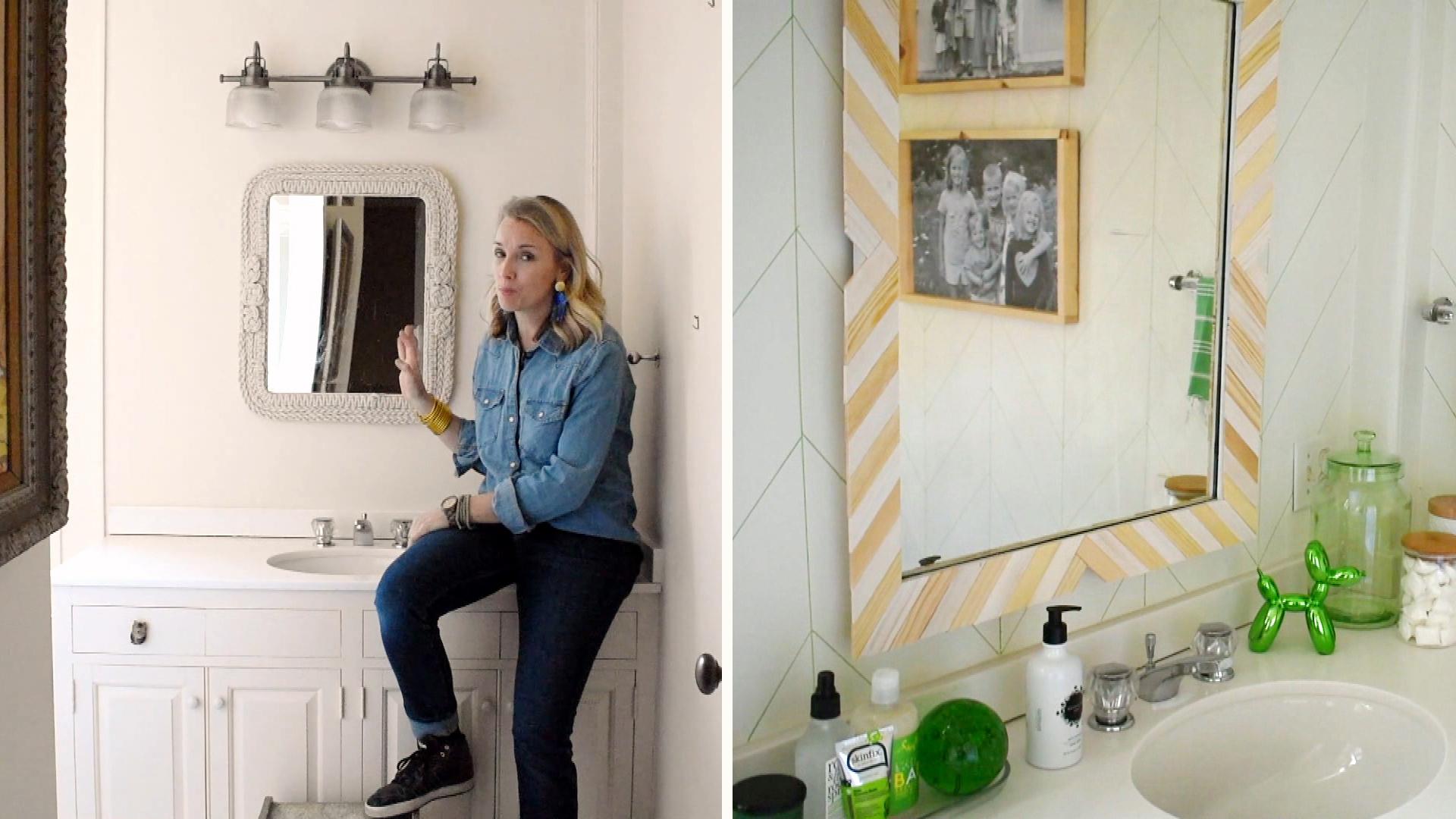 Diy Diva And Mom Of 5 Updated Her Bathroom For Only 60 Find Out How Rachael Ray Show